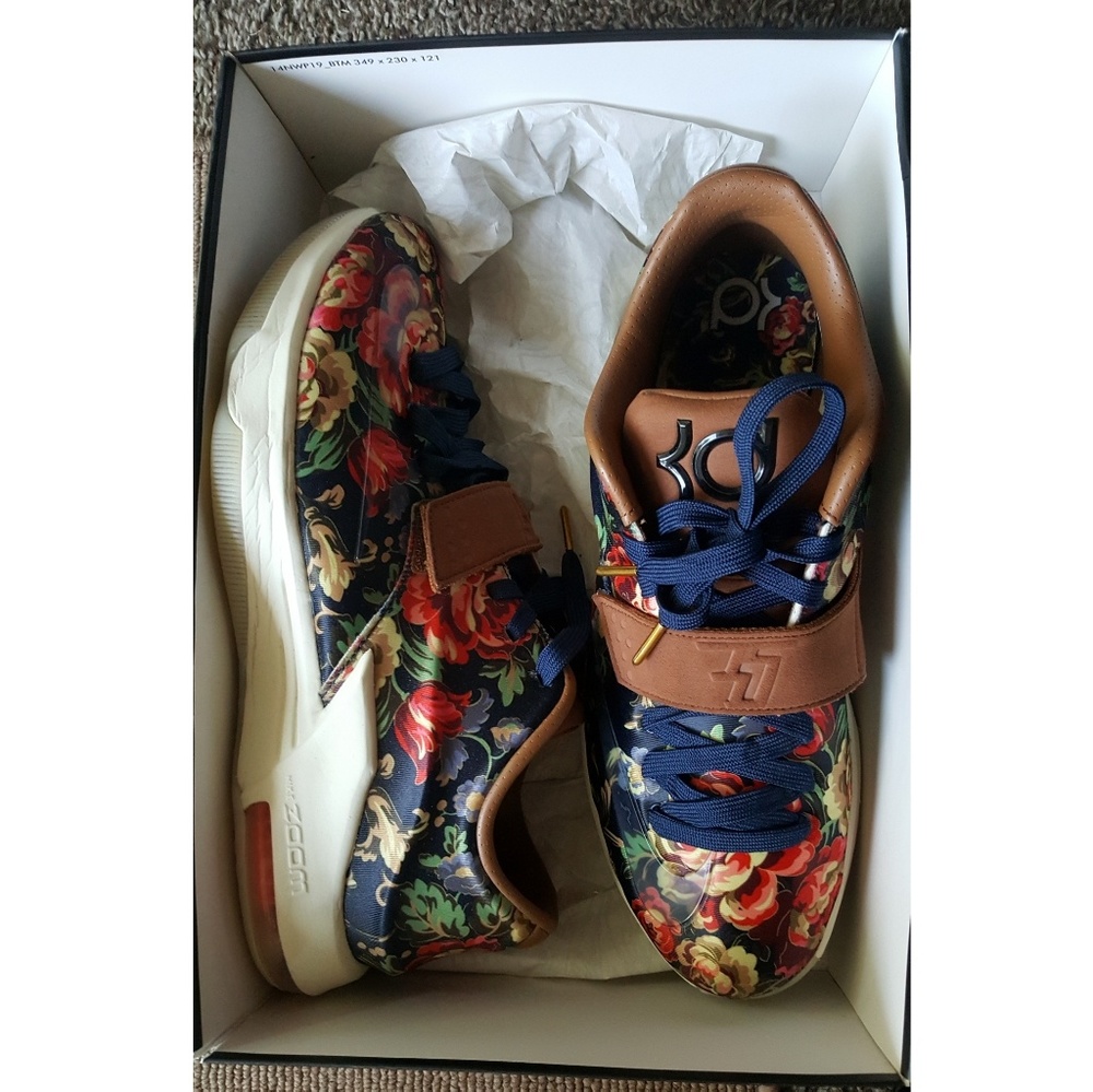 KD nike floral sneakers